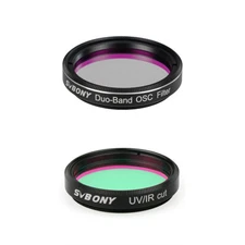 SVBONY SV220 Dual-Band 7nm Nebula 1.25'' Filter +1.25" UV/IR CUT Filter