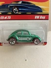 2005 HOTWHEELS CLASSICS VW Bug Green #25 of 30 Series 2 Redlines