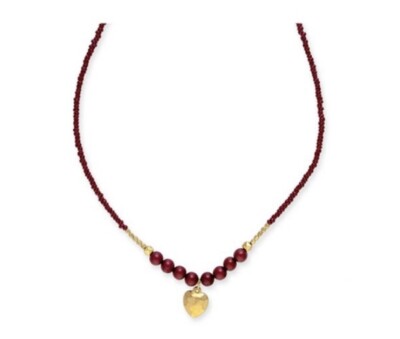 Myra Bag Necklace 9002 GOLDEN HEART Pendant Necklace