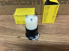 2 ea. HUBBELL HBL2313 Twist-Lock Connector Female Plug 20A 125V 2 Pole 3 Wire