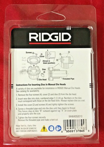 Tubo de aleación Ridgid 37845 1-1/2" 11-1/2 NPT 12R 0R 00R 11R 111R 30A 31A - Imagen 2 de 8