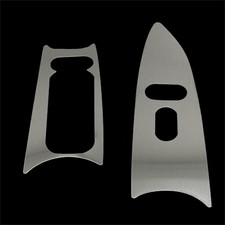 Fits 94-04 Mustang Convertible Window Switch Plates Brushed Finish Fits 94-04 Mustang Convertible Window Switch Plates Brushed Finish
