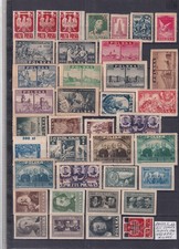 Poland 1944/47 MNH/MH Nice lot of sets and stamps see scan cv 216€