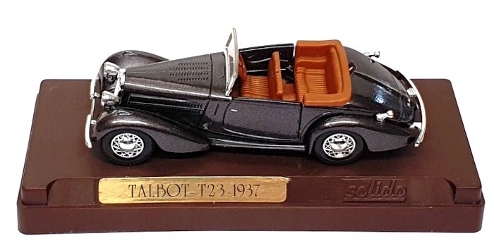 Solido 1/43 Scale Diecast 4003 - 1937 Talbot T23 - Met. Grey - Image 4 of 4