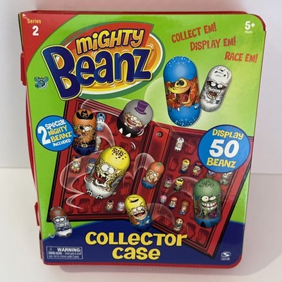 NEW Spin Master Mighty Beanz Red  Series 2 Collector Case w/ 2 Special Beanz
