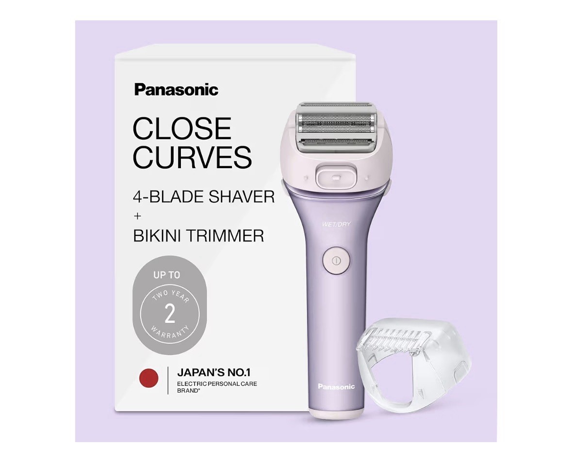 Panasonic Ladies Shaver, ES-AWL8A - Wet Dry Bikini Trimmer. 