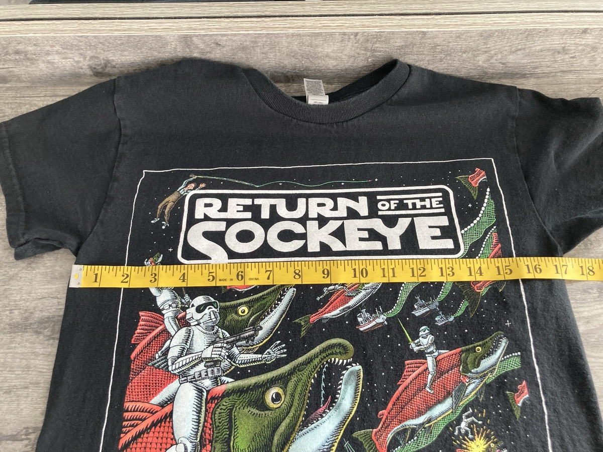 Ray Troll Return of the Sockeye T-Shirt Size Small Jedi Star Wars