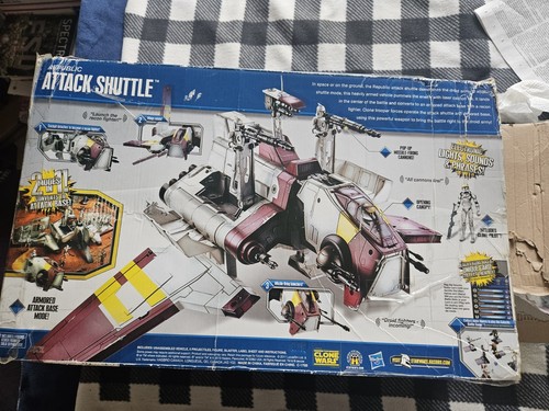Star Wars Clone Wars Republic Attack Shuttle BOX ONLY - Picture 4 of 9