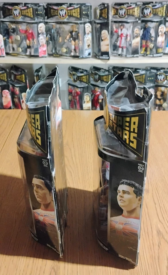 Superestrellas clásicas de la WWE The British Bulldogs Davey Boy Smith y Dynamite Kid Foto 4 de 4