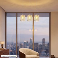 3 Packs Modern Pendant Light Hanging Ceiling Light Fixture Kitchen Island Lamp