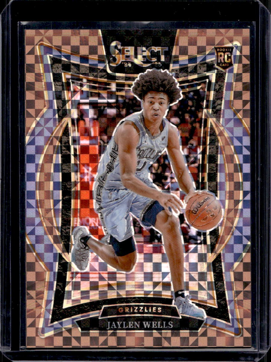 Jaylen Wells 2024-25 Panini Select #79 Concourse Rookie Copper Prizm /49