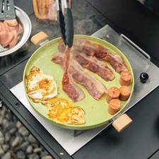 Genie?en Sie gesundes Kochen mit dem geringen ?lbedarf der 28CM Grillplatte – Bild 8