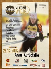 Biathlon auf Schalke Programmheft WTC 02 World Team Challenge 2002