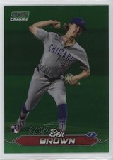 2024 Topps Stadium Club Chrome Green Refractor Ben Brown #41 6e0