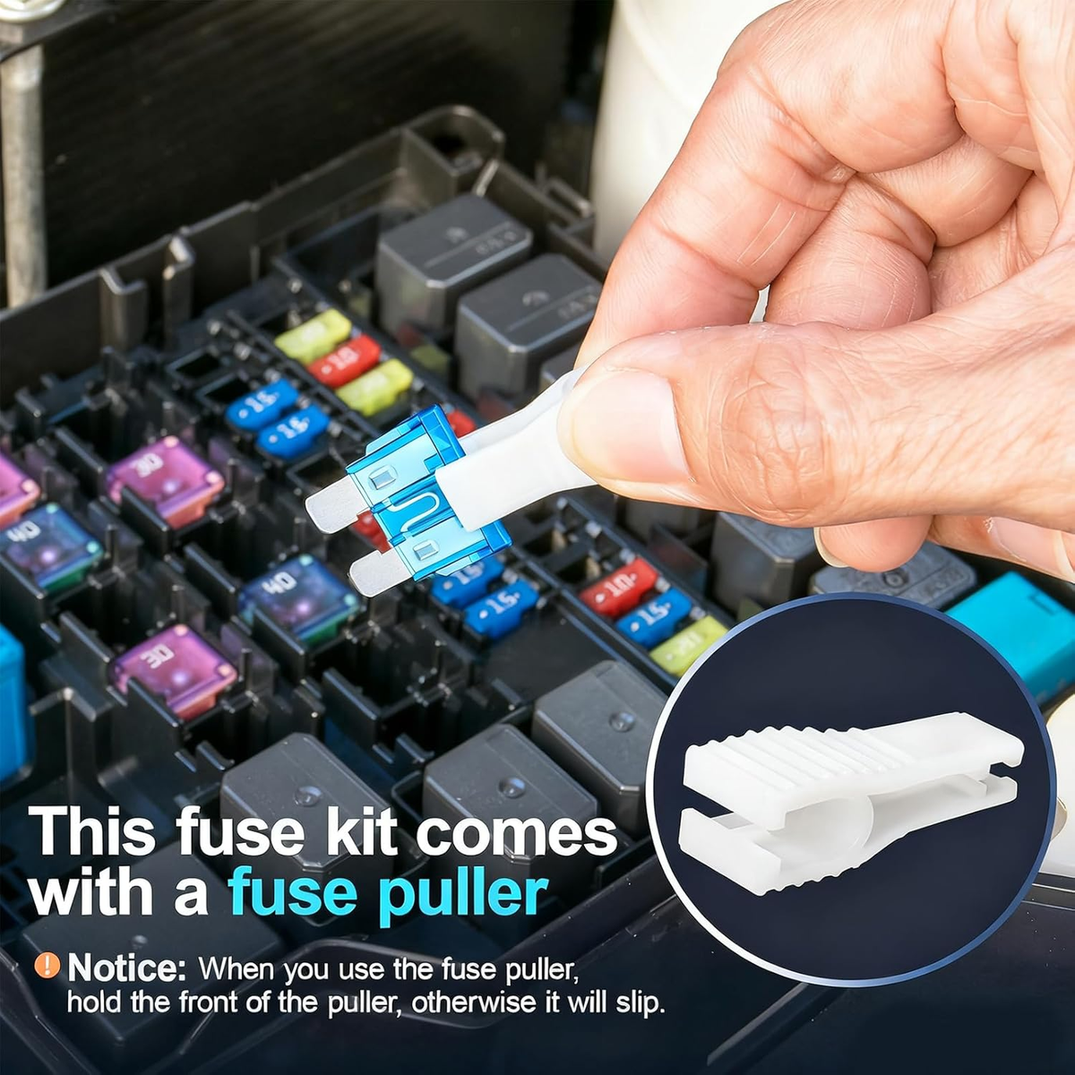 300Pcs Car Fuse Assortment Kit, 160 Mini Blade Fuses Automotive +