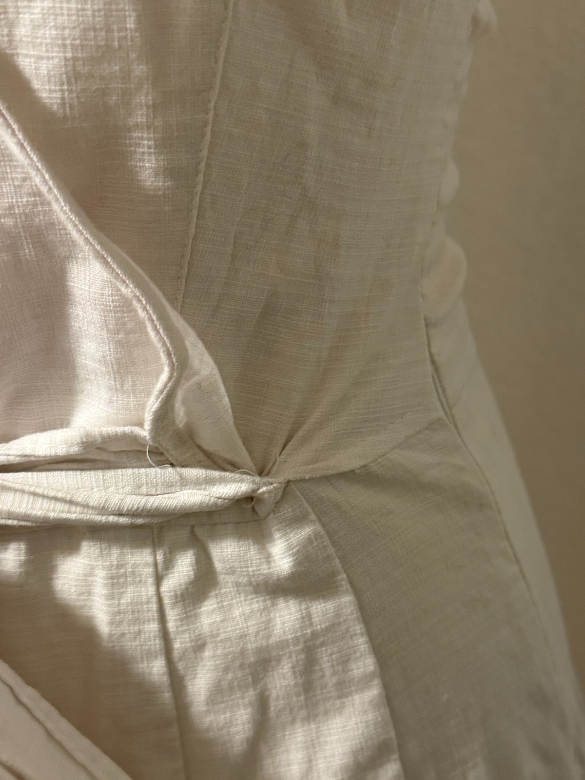 Zara Basic Cotton Short Sleeve Collared Wrap Dres… - image 7