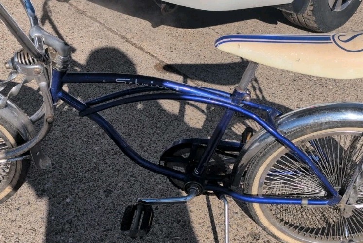 Sweet Vintage CUSTOM 16” SCHWINN STINGRAY Frame Blue Clean Not