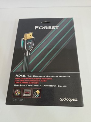 AudioQuest Forest HDMI Cable with Ethernet, Audio Return & 3D 1m