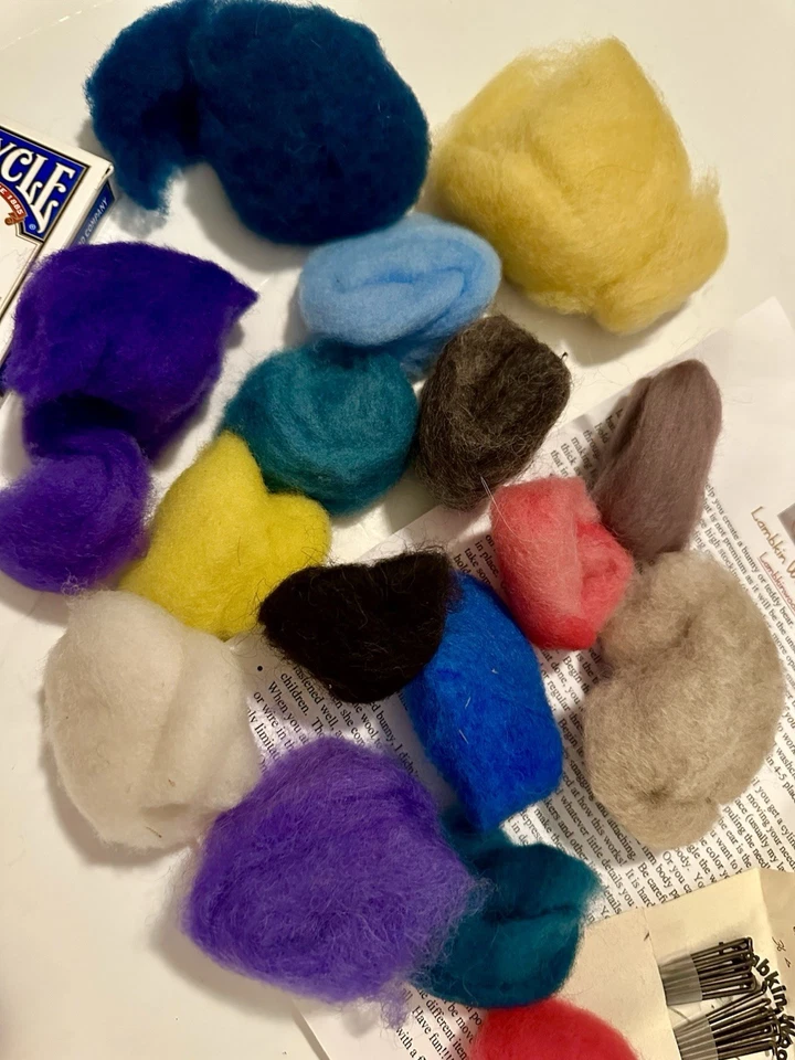 Needle Felting Needles & Fiber Natural Spinning Fiber (B30) - Image 2 of 4