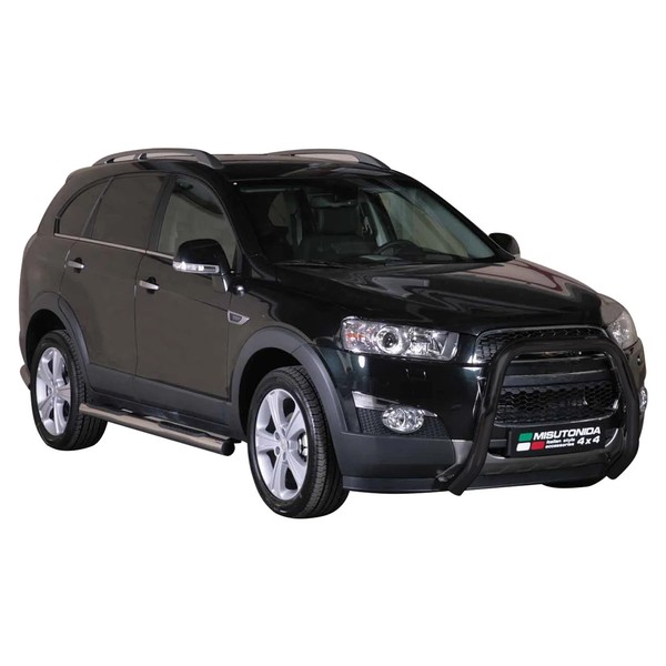 FrontbüGel FrontschutzbüGel FüR Chevrolet Captiva 2011-2016 ø76Mm Stahl Schwarz-image