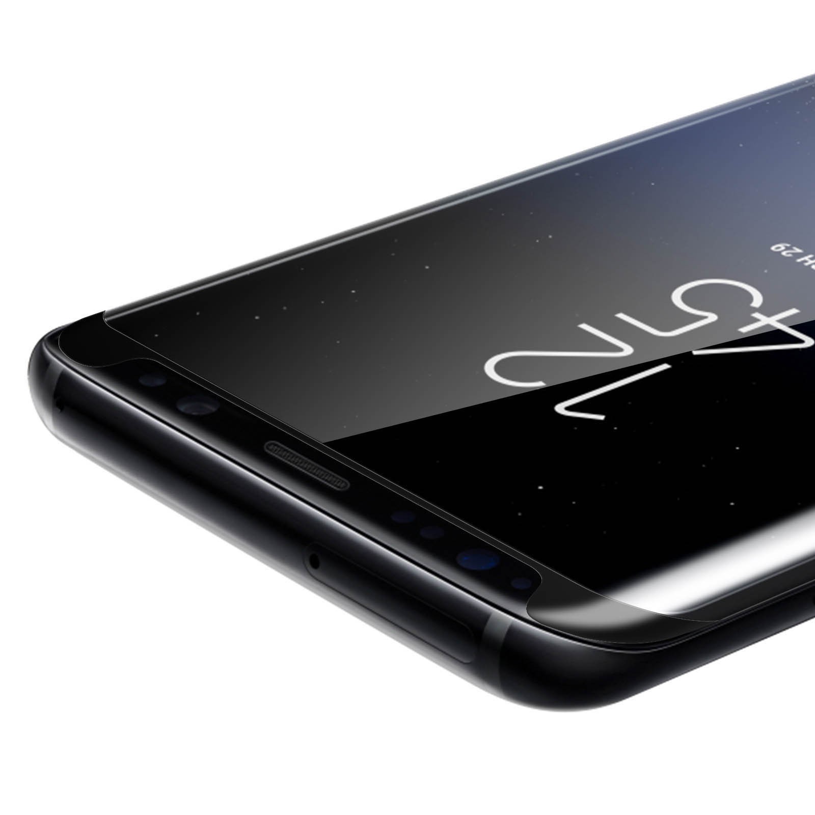 Protection verre incurvé 9H Galaxy S8 Plus bleu - 4