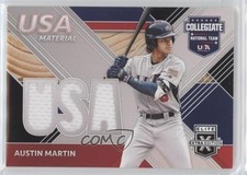 2020 Panini Elite Extra Edition USA Baseball Material Black Austin Martin 0hf5