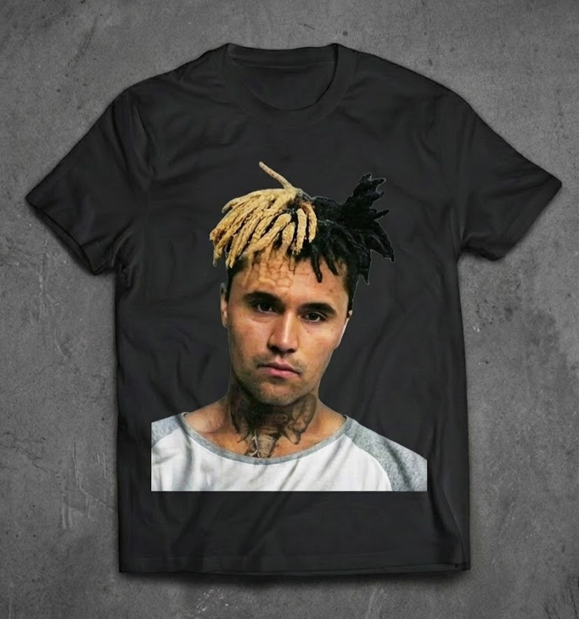 XXXTENTACION Charlie Kirk Funny Parody Mashup Meme Tee Graphic