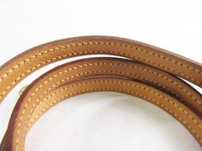 Louis Vuitton Shoulder Strap for Eva Accessories Leather Brown Long 120cm Women