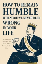 How To Remain Humble When You’ve Never Been Wrong In Your Life: A Self-Help Book