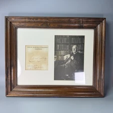 1937 ARCHBISHOP OF CANTERBURY Autograph COSMO LANG Framed Photo Lambeth Palace