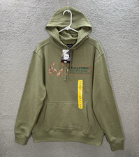 Realtree Sweatshirt Adult Medium Green Pullover Hoodie Workwear Outdoors Hunting