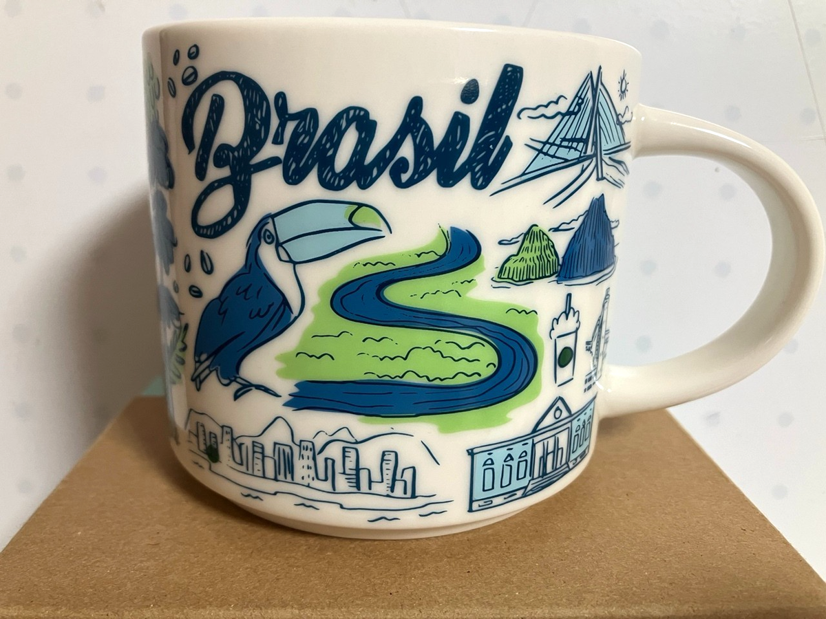 Brasil Brazil Starbucks coffee Cup Mug 14oz Been There Series NEW in Box |  eBay