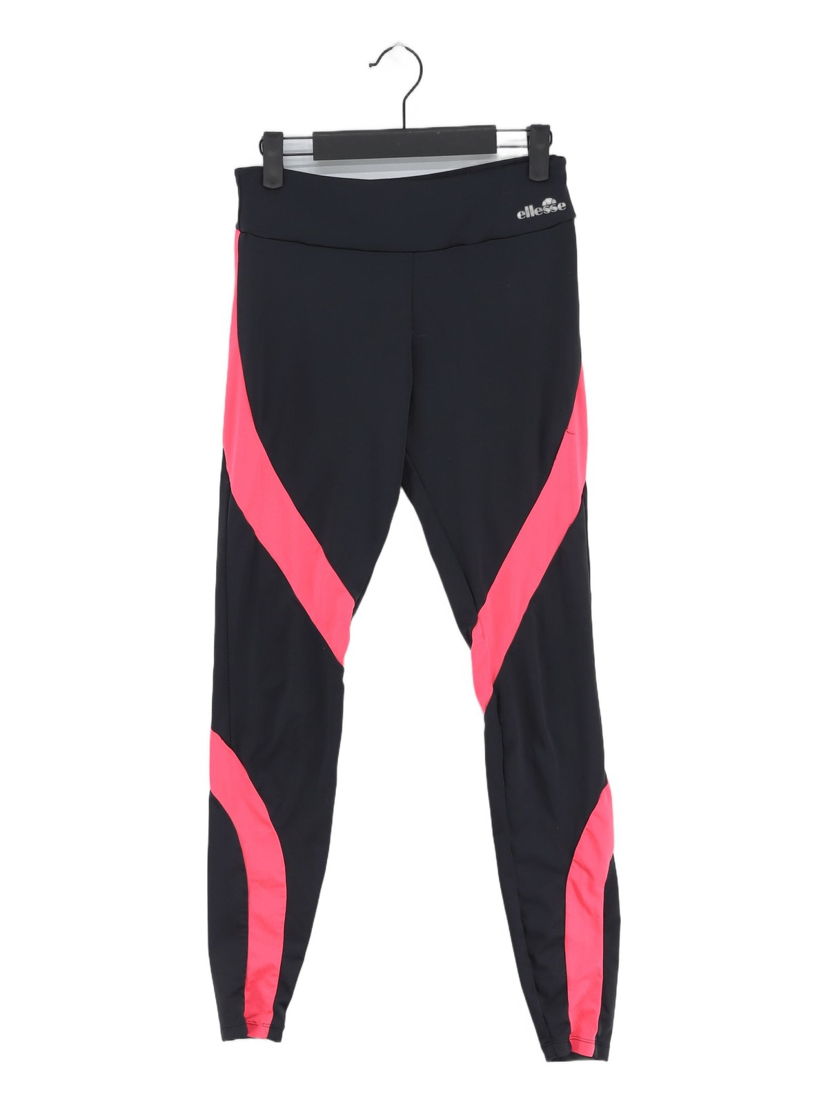 ALTRA Ellesse Pantaloni Sportivi Donna UK 10 Nero 100% Altri Leggings