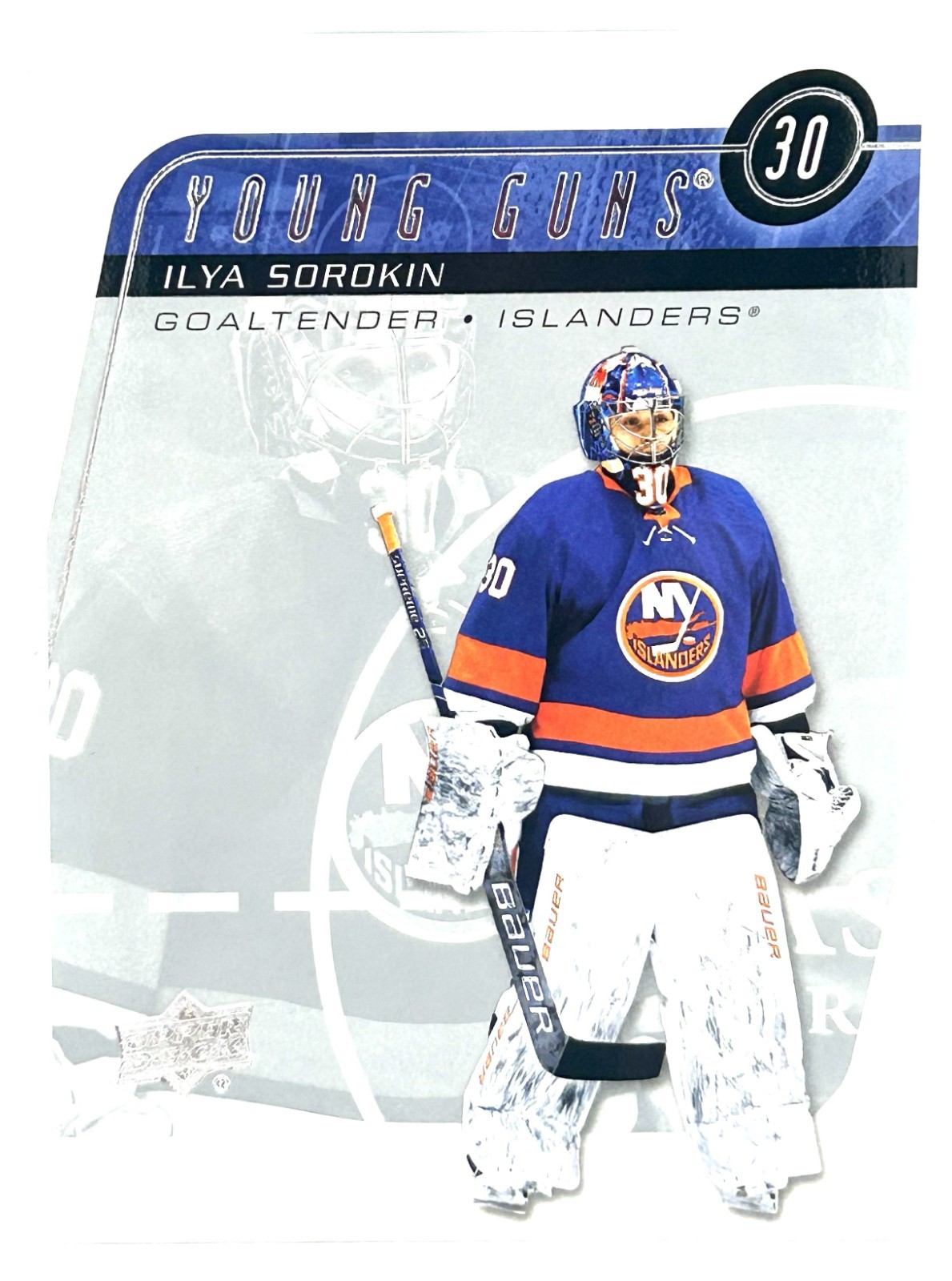 2020 UPPER DECK #YG-3 ILYA SOROKIN 2002-03 YOUNG GUNS EASTER EGG RC ROOKIE SSP