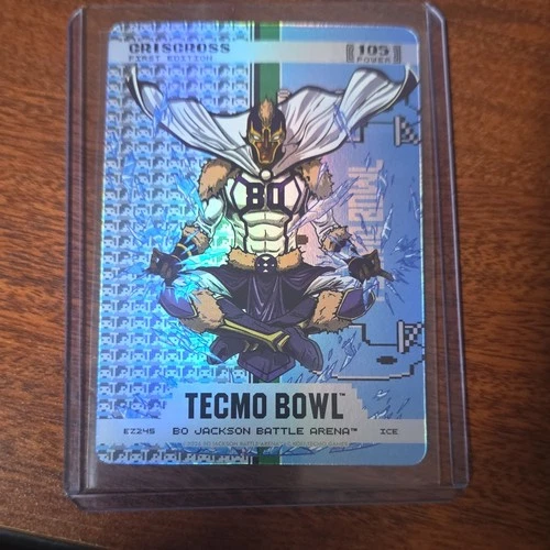 Bo Jackson Battle Arena 1st Addition Tecmo Bowl Criscross Chris Carter