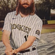 Topps Heritage Charlie Blackmon #311 Colorado Rockies MLB Baseball Card
