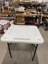 BENECASA BLOW MOLD DOMINO GAME TABLE - MINT