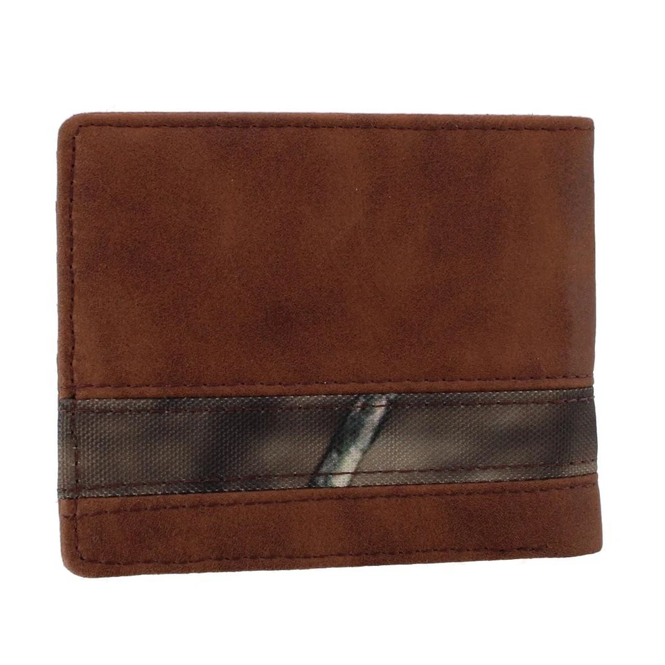 Cartera plegable Mossy Oak para hombre con detalle de rayas camufladas Foto 4 de 4