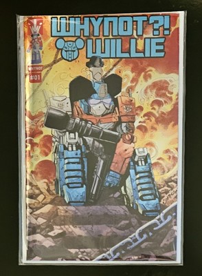 Whynot?! Willie Transformers #1  Foil  Jimbo Salgado Topshelfcomic Limited 6/50