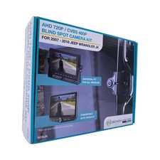 Echomaster Hdbjk Blind Spot Dual Ahd Camera Kit For 2007-2018 Jeep Wrangler Jk