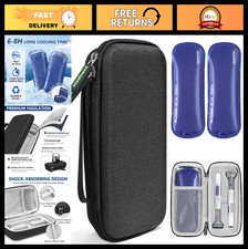 Portable Insulated Travel Case for 2 Injector Pens, TSA Approved Cooler with Ice