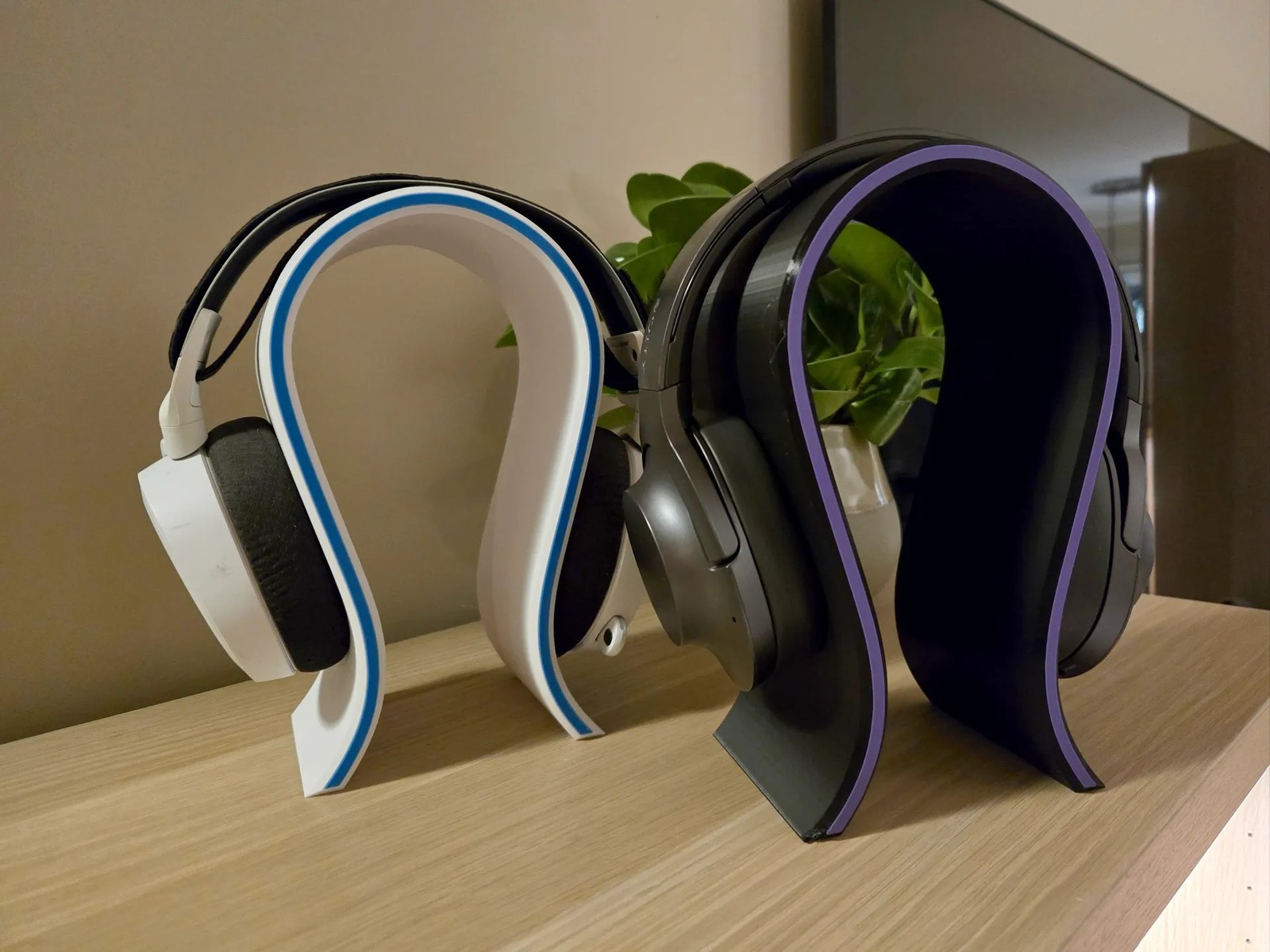 Support de casque universel en aluminium pour setup de streaming et salon