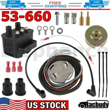 53-660 Single Fire Programmable Ignition Coil Kit For For Evo Big Twin Sportster