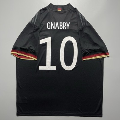 GERMANY ADIDAS 2020 EURO FOOTBALL SOCCER AWAY JERSEY #10 GNABRY