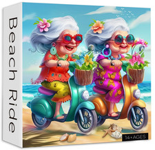 "Beach Ride" 1000 Piece Puzzle for Adults, PICKFORU w/sorting s on back NIB