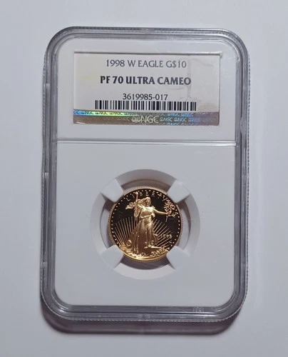 1998w $10 Proof Gold Eagle 🦅 NGC PF70 Ultra Cameo