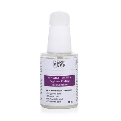 DERM EASE 15% Aha + 1% Bha Anfänger Peeling Gesicht Lösung Für Glühend Haut 30ml