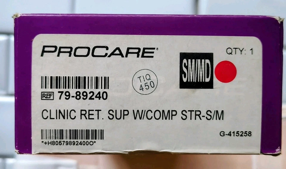 SUPORTE DE RETENÇÃO CLÍNICA ProCare com alças de compressão BRACE tamanho P/M 79-89240 - Imagem 3 de 3