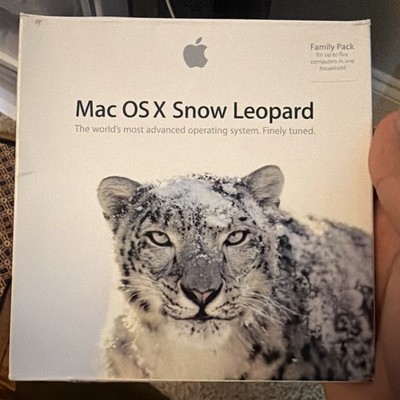 Apple Mac OS X V10.6 Family Pack Snow Leopard Install Disc MC224Z/A