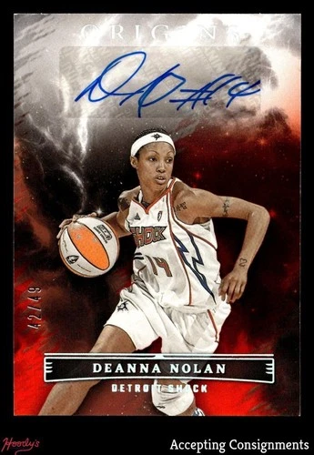 2023 Panini Origins WNBA Origins Red Deanna Nolan AUTO 42/49 SHOCK